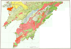 P-57-XXIX,XXX,XXVIII,XXXV. Геологическая карта СССР. Геологическая карта и карта полезных ископаемых дочетвертичных образований. Магаданская серия