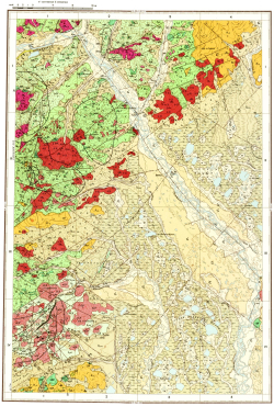 P-58-VI. Геологическая карта СССР. Геологическая карта и карта полезных ископаемых дочетвертичных образований. Еропольская серия