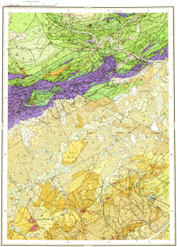 P-58-XXII. Геологическая карта СССР. Корякская серия