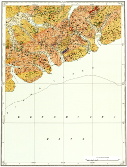 P-58-XXXVI. Геологическая карта СССР. Корякская серия
