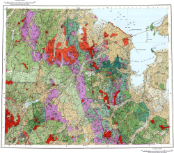 Q-1-XVII,XVIII. Геологическая карта СССР. Чукотская серия