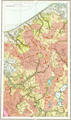 Q-39-II. Геологическая карта СССР. Карта четвертичных образований. Тиманская серия