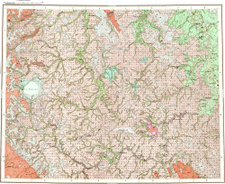 Q-39-XXVII,XXVIII. Геологическая карта СССР. Карта четвертичных образований. Тиманская серия