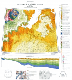 Q-42,43 (Салехард). Государственная геологическая карта Российской Федерации (новая серия). Карта дочетвертичных образований