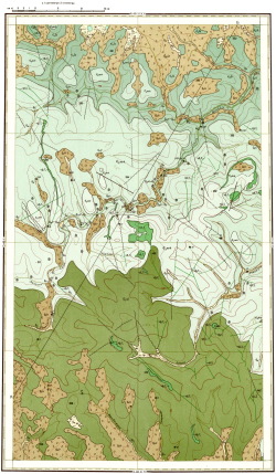Q-48-VI. Геологическая карта СССР. Верхневилюйская серия