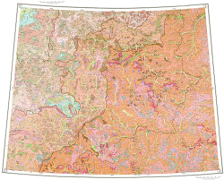 Q-48,49 (Айхал). Государственная геологическая карта СССР (новая серия). Карта четвертичных образований