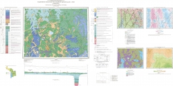 Q-50-XXXI, XXXII. Государственная геологическая карта Российской Федерации. Издание второе. Геологическая карта и карта полезных ископаемых. Верхневилюйская серия
