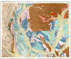 Q-56-XXIII,XXIV. Геологическая карта СССР. Среднеколымская серия