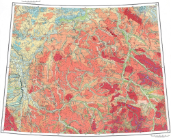 Q-56,57 (Среднеколымск). Государственная геологическая карта СССР (новая серия). Карта четвертичных образований