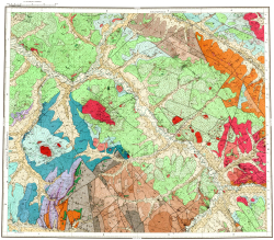 Q-57-VII,VIII. Геологическая карта СССР. Олойская серия
