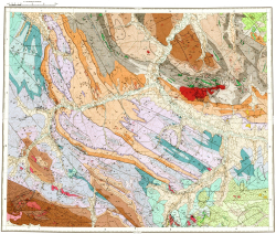 Q-57-XIII,XIV. Геологическая карта СССР. Олойская серия