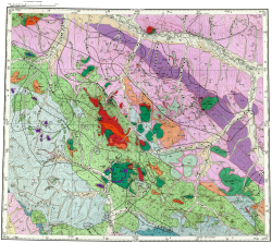 Q-58-III,IV. Геологическая карта и карта полезных ископаемых дочетвертичных оразований. Анюйско-Чаунская серия