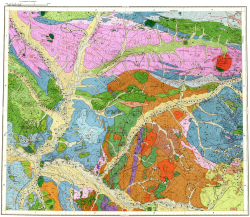 Q-58-IX,X. Геологическая карта СССР. Геологическая карта и карта полезных ископаемых дочетвертичных образований. Анюйско-Чаунская серия
