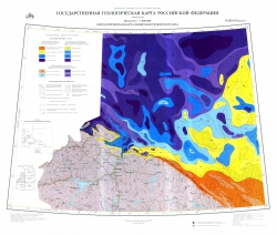R-(35)-37 (Мурманск). Государственная геологическая карта Российской Федерации (новая серия). Литологическая карта поверхности морского дна