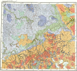 R-41-XXXI,XXXII. Карта четвертичных отложений СССР. Северо-Уральская серия