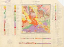 Republca socilista Romania, Harta geologica, L-34-XVII, Brad