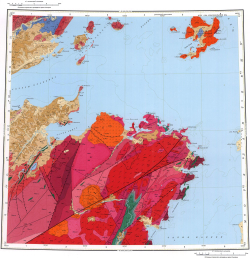T-48-XXVIII,XXIX,XXX. Геологическая карта СССР. Геологическая карта и карта полезных ископаемых дочетвертичных образований. Таймырская серия
