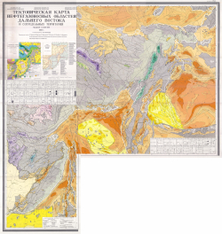 Тектоническая карта нефтегазоносных областей Дальнего Востока и сопредельных территорий
