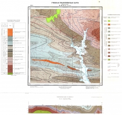 Учебная геологическая карта №16. Старый комплект